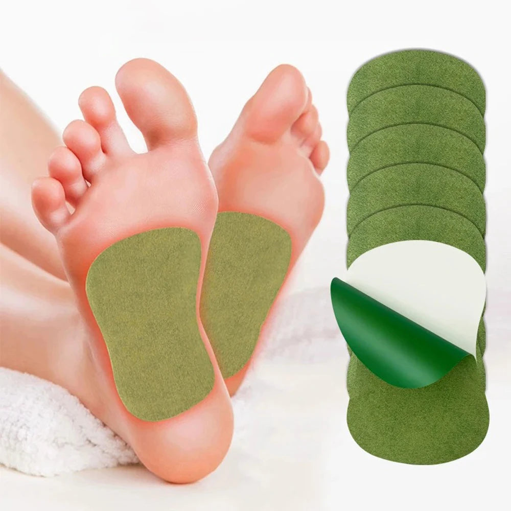 6-60PCS Natural Detox Foot Patches Help Sleep Cleansing Toxins Foot Pads Relieve Stress Care Slimming Body Detoxification Paste