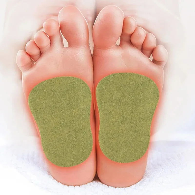 12-72PCS Foot Patches Self-heating Moxibustion Patch Help Sleeping Foot Acupuncture Patch After Sports Running