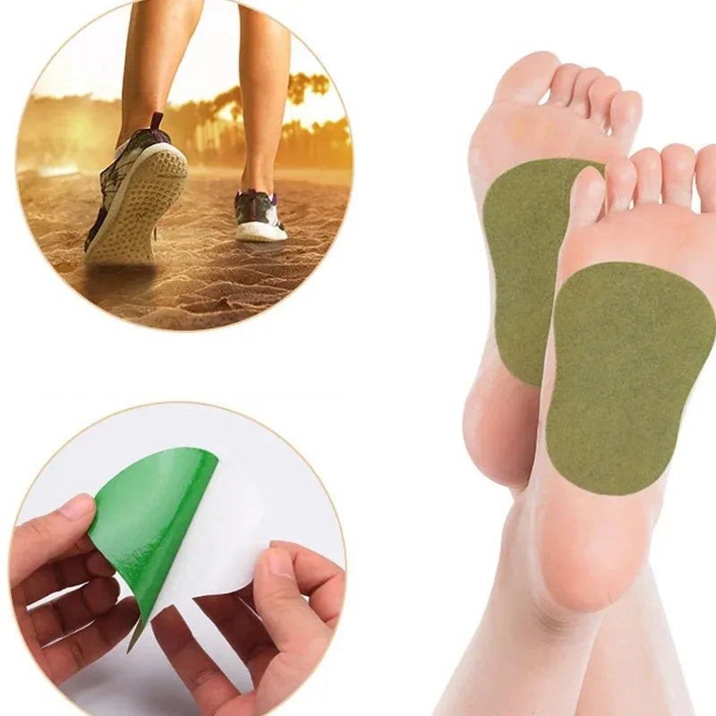 6-60PCS Natural Detox Foot Patches Help Sleep Cleansing Toxins Foot Pads Relieve Stress Care Slimming Body Detoxification Paste